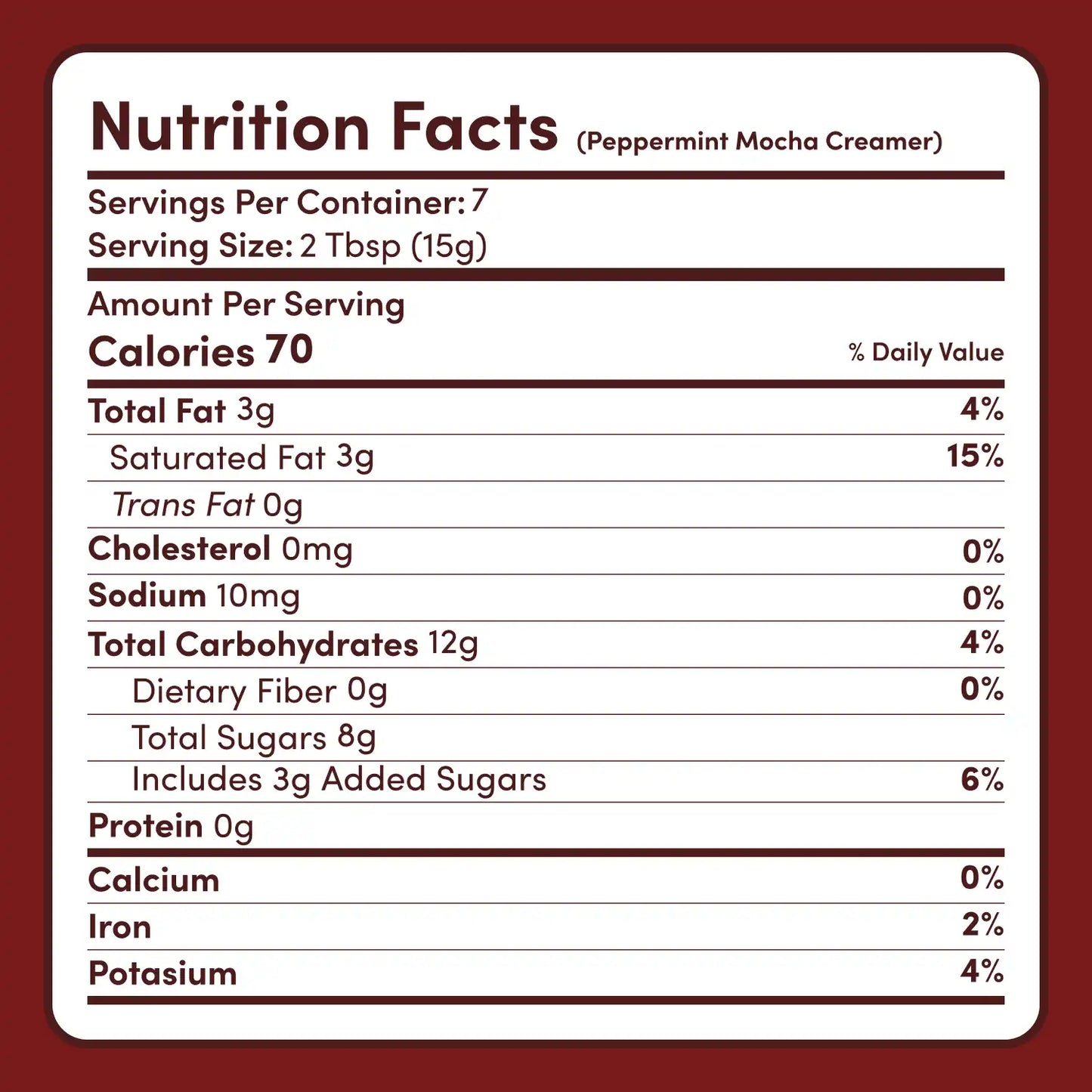 Peppermint Mocha Creamer Add-On (SPECIAL PRICING) - 2DNC