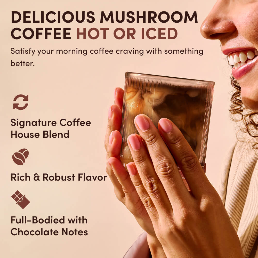Mushroom Coffee House Blend 30 Servings - F5P4