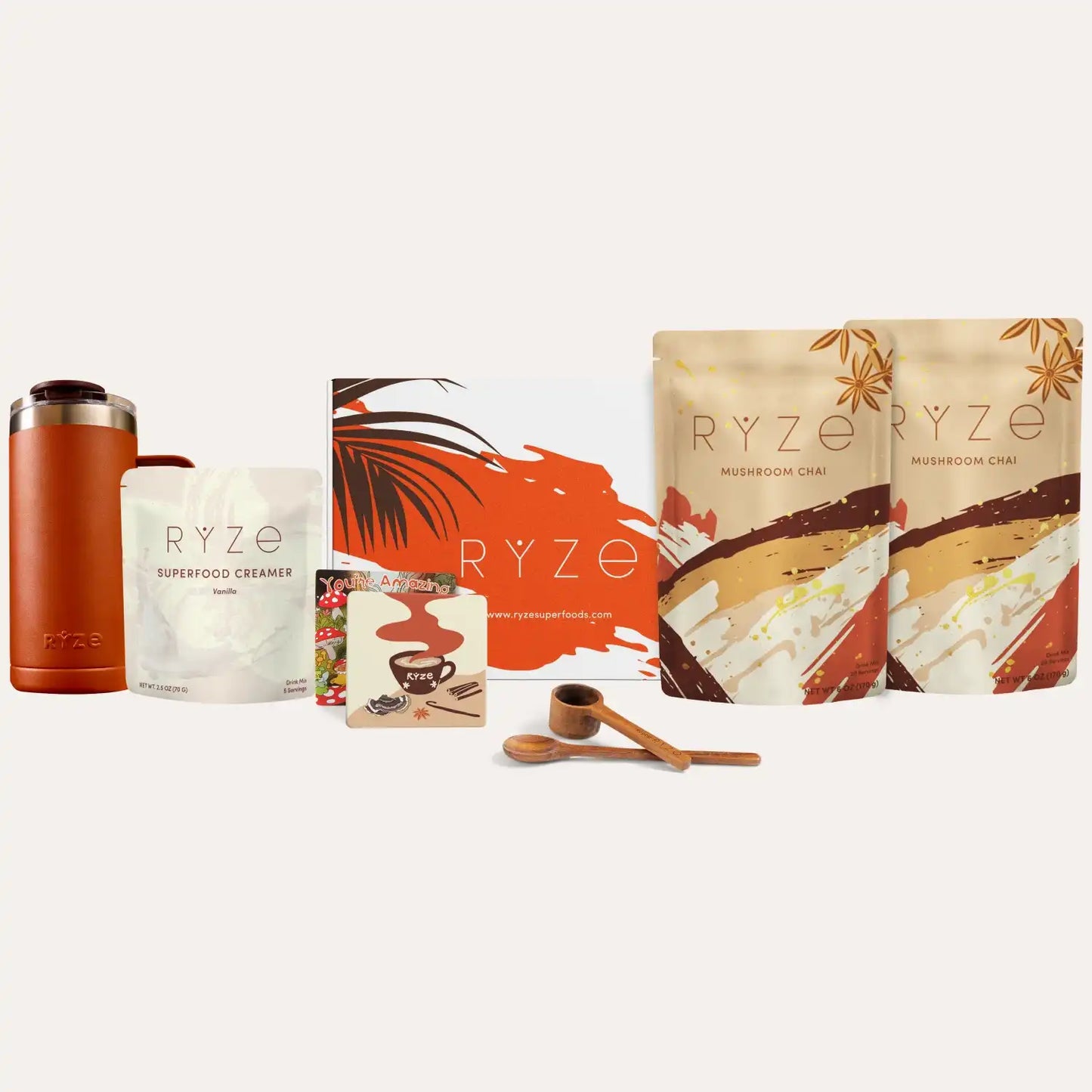 Mushroom Chai Starter Kit (40 Servings) - U4CB
