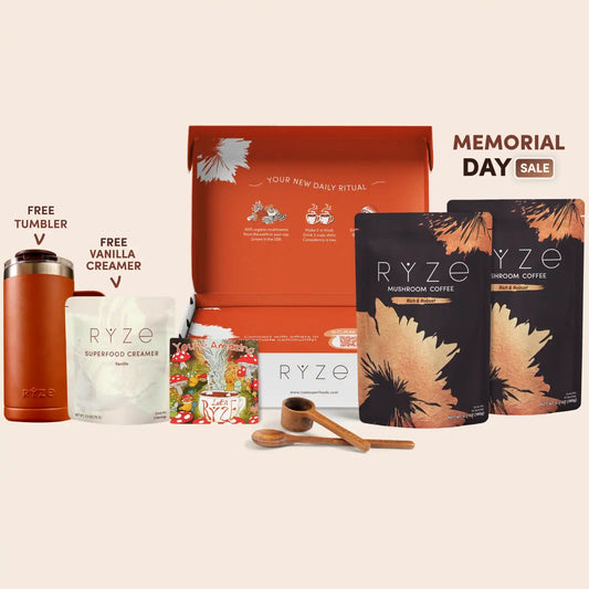Mushroom Coffee Dark Roast Starter Kit (Upgrade) - 0D8L